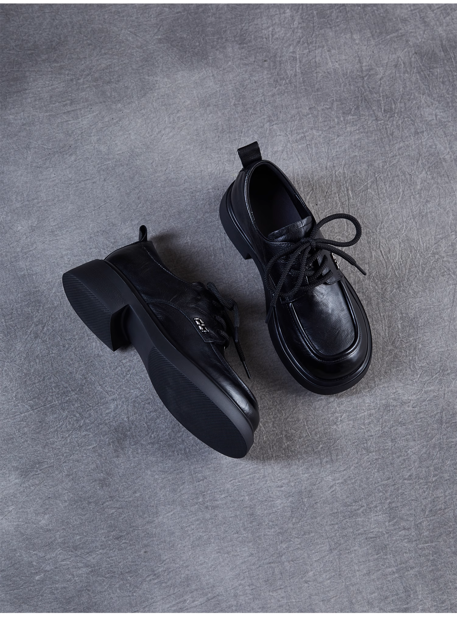 Best-Selling Genuine Leather Versatile Lace-Up Dress Shoes - 图片 2