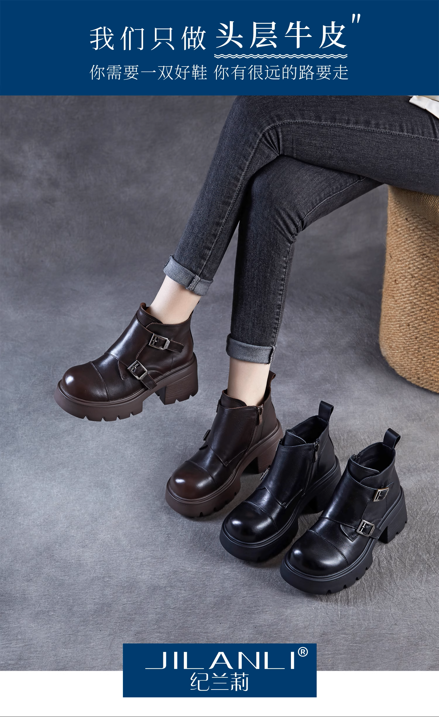 Platform Martin Boots for Women - 图片 3