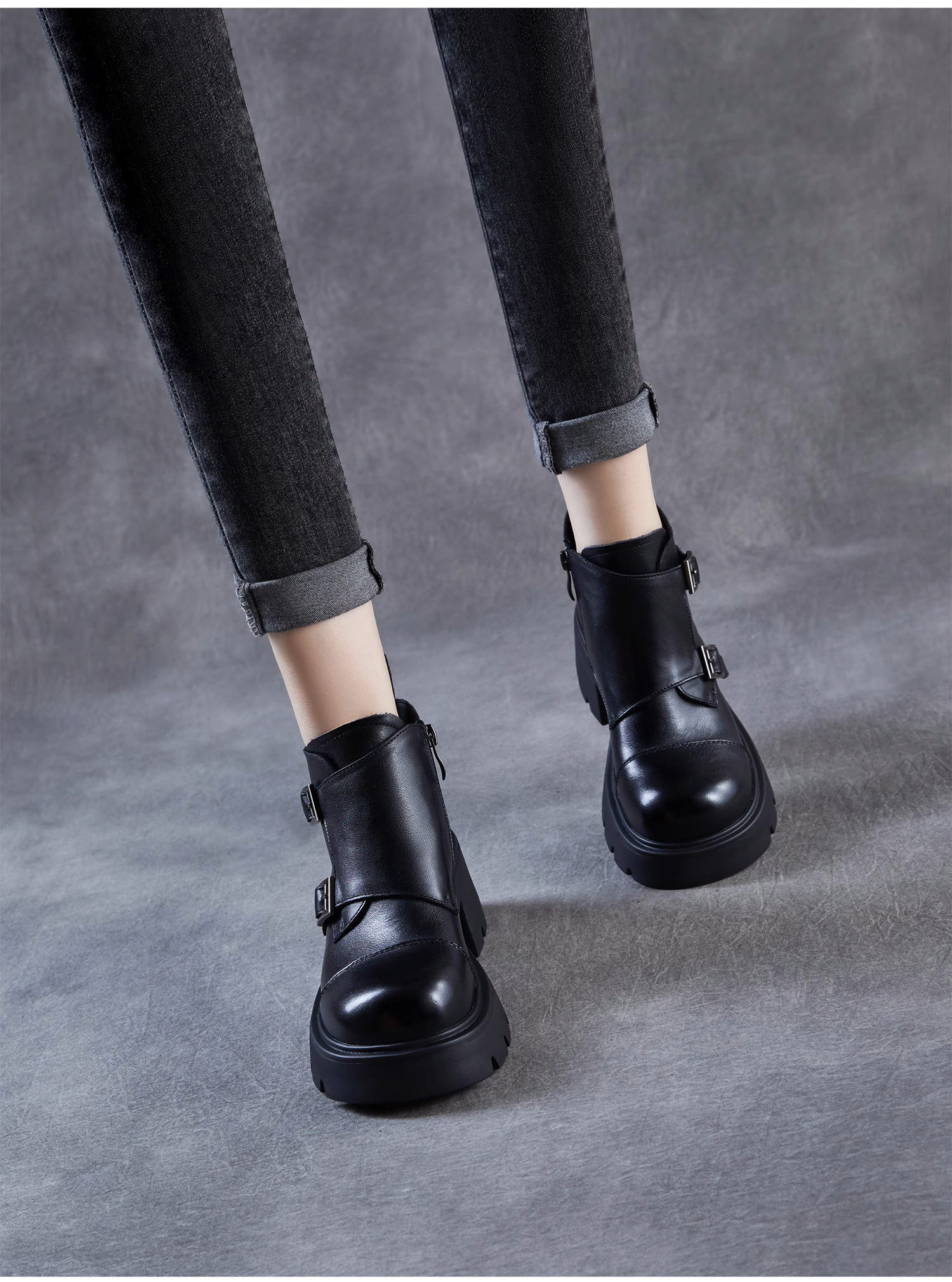 Platform Martin Boots for Women - 图片 2
